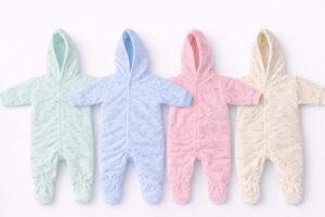 HOODED BLANKET SWEATER JUMPSUIT- NEWBORN