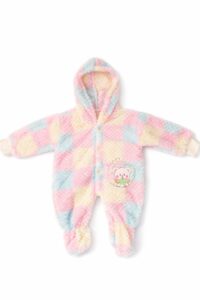 HOODED FLEEZE JUMPSUIT- NEW BORN