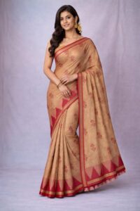 CHANDERI COTTON  SAREE