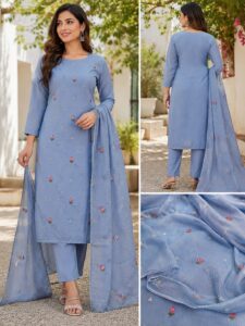 MULCHANDERI SALWAR SET PASTEL COLOURS