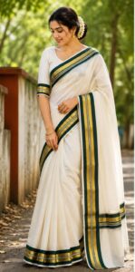 SET SAREE ONAM COLLECTION- COLOUR KARA