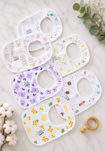 PREMIUM QUALITY MUSLIN BIB FOR NEWBORN