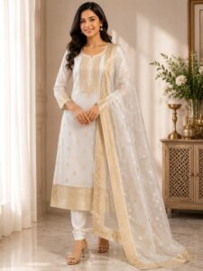 ONAM COLLECTION - ORGANZA SALWAR MATERIAL