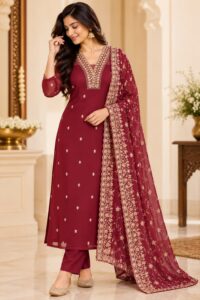 PREMIUM EMBROIDERED GEORGETTE SALWAR MATERIAL